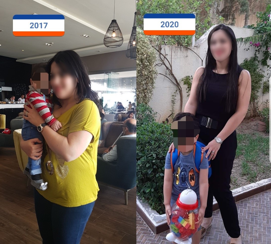 Client 2 avant/après